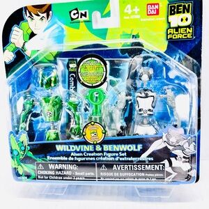 Ben 10 Alien Creation Chamber Wildvine & Benwolf Figure 2-Pack